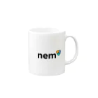 CryptcurrencyMiningのNEMグッズ Mug :right side of the handle