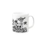 JOY FACTORYのlisten with your heart  Mug :right side of the handle