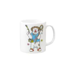 Cɐkeccooの虫とりだ！シロクマだ! Mug :right side of the handle