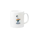 orangeのなつ少年 Mug :right side of the handle