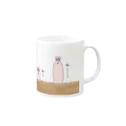 はまなかひろむの成長するうさぎ Mug :right side of the handle