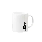 ░▒▓ＳＭＩＲＫＷＯＲＭ▓▒░のOUTLET Mug :right side of the handle
