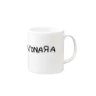 menyotanのSAYONAЯA Mug :right side of the handle