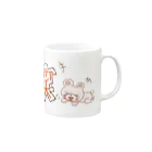 ゆずずショップの笑　くまくま Mug :right side of the handle