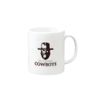 NBAオタクのCOWBOYS Mug :right side of the handle