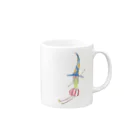 gagamamaのカボチャパンツの女の子 Mug :right side of the handle