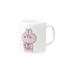 あんこちゃんのおみせのひと休みうさぎ Mug :right side of the handle