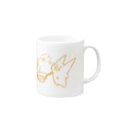 Ｎ　(・〜・）のえぬぴえんまる　ちゃーはん Mug :right side of the handle