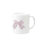 おゆみのribbon mug マグカップの取っ手の右面