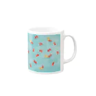 つなサポSHOPのやの犬ぷかぷか Mug :right side of the handle