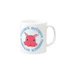 LalaHangeulのFlapjack Octopus(メンダコ) 英語バージョン Mug :right side of the handle