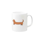 ダックスとビーグルの飼い主のろんぐダックス Mug :right side of the handle