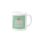 き〜てんのショートケーキ Mug :right side of the handle