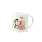 amenoのアリスちゃん Mug :right side of the handle