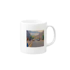 おぬぅショップのロンドン風景 Mug :right side of the handle