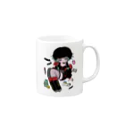 SCARY♰SCARYのHIZGIデザイン人生つみこ2周年記念マグカップ Mug :right side of the handle