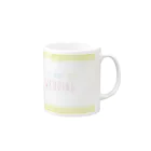 yuka_clucluのHAPPY WEDDING Mug :right side of the handle