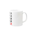 Rockbay67（ロックベイ）のシロクロ ラブ Mug :right side of the handle