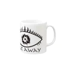 Dr.senasのBATE  AWAY  Mug :right side of the handle