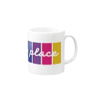 C-placeのC-place ロゴ Mug :right side of the handle