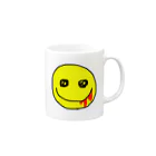 朔(歌鵺)@絵描きのにこちゃん Mug :right side of the handle