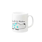 蒼井流華の雑貨店の狼の神様のマグカップ Mug :right side of the handle