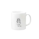 受付係みっちーのまがじるしのハナ〇ソ Mug :right side of the handle