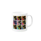 覆面MANIA＆CMLLの覆面MANIA "ANIVERSARIO 10" Mug :right side of the handle