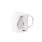 ためしにのモジデペンギン Mug :right side of the handle