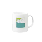 おおいぬ工房のねこマグ３ Mug :right side of the handle