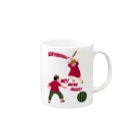 キッズモード某のおとんVSおかんスイカ割りVr Mug :right side of the handle