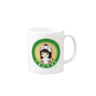 こまんすまんの緑マグカップ Mug :right side of the handle