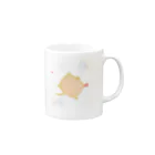 hobomayuのももんがさん Mug :right side of the handle