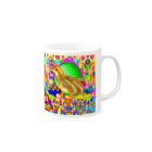 どりほぷのウズラ Mug :right side of the handle