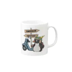 kanakanaのDeliveryman(文字無し) Mug :right side of the handle