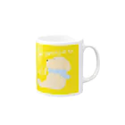 SLOTH STORYの冷え性犬 Mug :right side of the handle