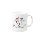 もかちのSHOPのねこどらごん Mug :right side of the handle