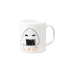 千明軍師のなぞのおむすび（しゃけ） Mug :right side of the handle