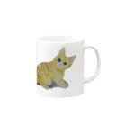 Coshi-Mild-Wildの茶トラの子ネコだぞっ😸 Mug :right side of the handle