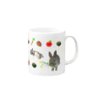 いきもの大好き！ほほえみフレンズのウサギぱらだいす！ Mug :right side of the handle