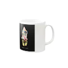 水色じかんのハギレちゃん Mug :right side of the handle