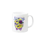 botanical_art_salonの花束を君に　ボタニカルアート　花柄　マグカップ マグカップの取っ手の右面