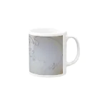 加糖みちるのショップのシルエットドラゴン Mug :right side of the handle