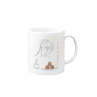 kiki Laboのカヌレと彼女 Mug :right side of the handle