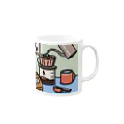 サタケ商店🐅🍛のハンドドリップコーヒー Mug :right side of the handle