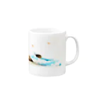 T<Eのやすむえる Mug :right side of the handle