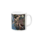 nidan-illustrationの"武者絵" 1-#1 Mug :right side of the handle