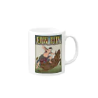 nidan-illustrationの"cow boy"(武者絵) #1 Mug :right side of the handle