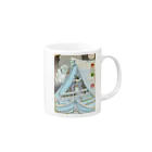 nidan-illustrationの"女雪宮・冬" #1 Mug :right side of the handle