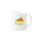 ぴらななショップのベイクドチーズケーキ　単品 Mug :right side of the handle